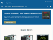 Tablet Screenshot of eurothermcontrollers.com